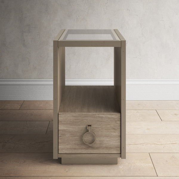 Regan End Table With Storage Reviews Birch Lane